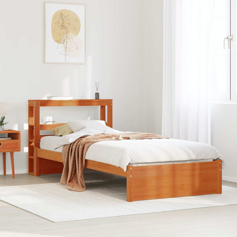 Solid Wood Bed Frame, European Single (90 x 200 cm)
