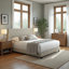 Structure de lit en lin Boyd Sleep avec tête de lit ajustable Chloe-116605826-116605824