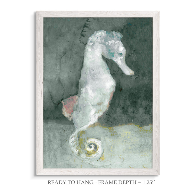 « aquatique ii » par paul cezanne-cadre photo, reproduction d’art, H 30 po x l 22 po x P 2 po, Toile encadrée, blanc