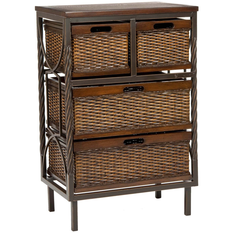 Lorudes 4 Drawer Storage Drawer