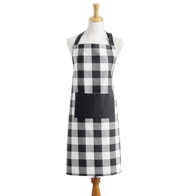 Skookum Plaid Cotton Bib Apron