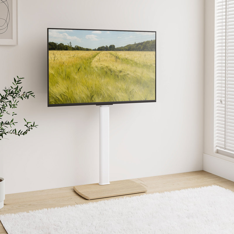 Modern Floor TV Stand For 32'' To 70'' TVs, White