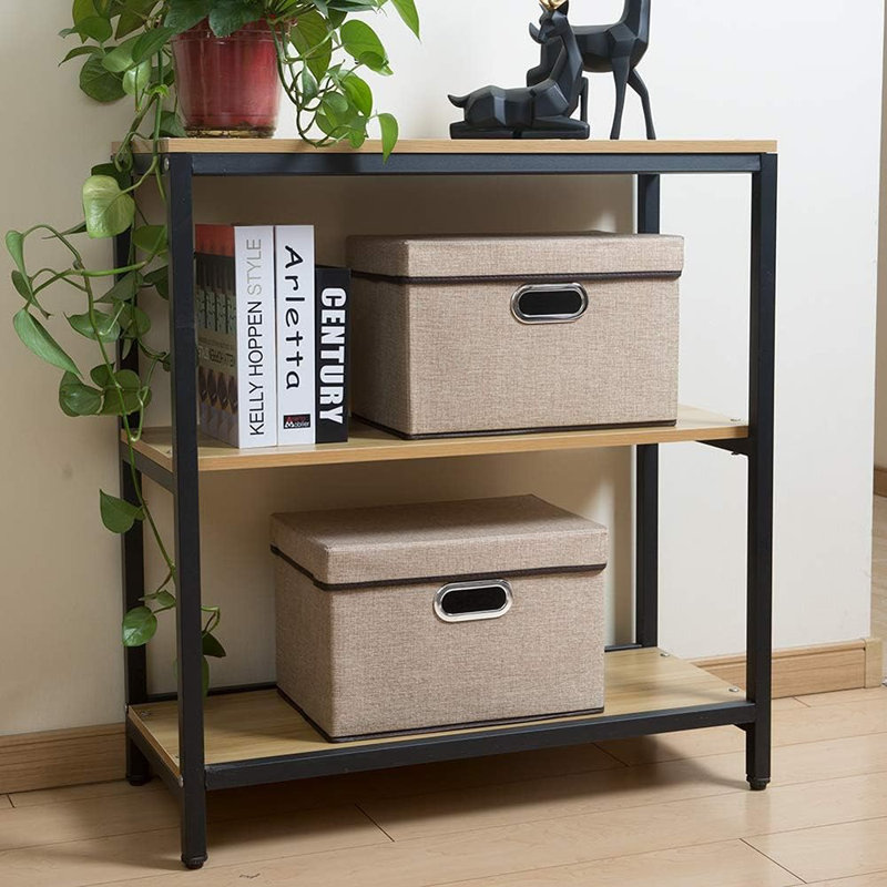 Cubes de rangement pliables avec couvercles [paquet de 3]