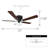 Kalona 52'' Ceiling Fan with Light Kit-1493997074