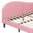 Upholstered Rabbit-Shape Daybed, Sofabed With Rabbit Ear Headboard-1943013545