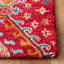 Tapis en laine / coton touffeté à la main en rouge / or Southwestern-1898439304
