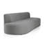 Opal 126" Wide Outdoor Curved Patio Sectional with Cushions-1528476094-1528476093