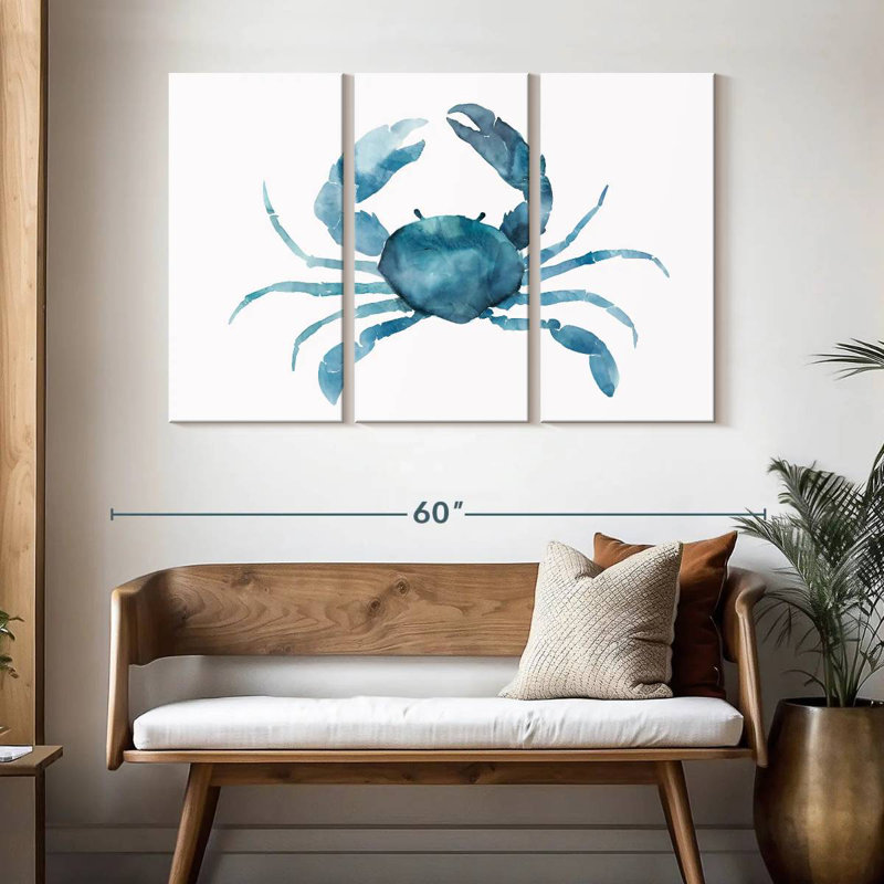 Crabe bleu Brampt, H 32 po x l 50 po