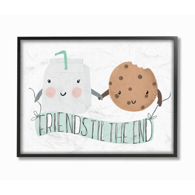 " Friends Til The End Cookies And Milk Design " by Cindy Willingham