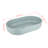 Modern Oval 24"X14" Bathroom Basin - Above Counter Sink, Blue Abs, , Hygienic, Scratch-, Fade-, Impact-, Quick Draining Ability Vessel Sink Installation, With Resistance To Scratching, Fading,