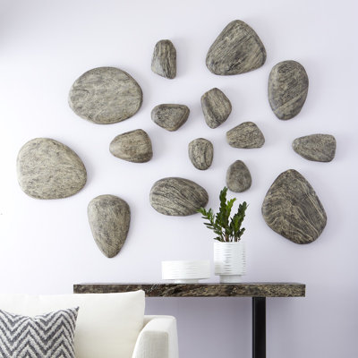 River Stone Wall Décor