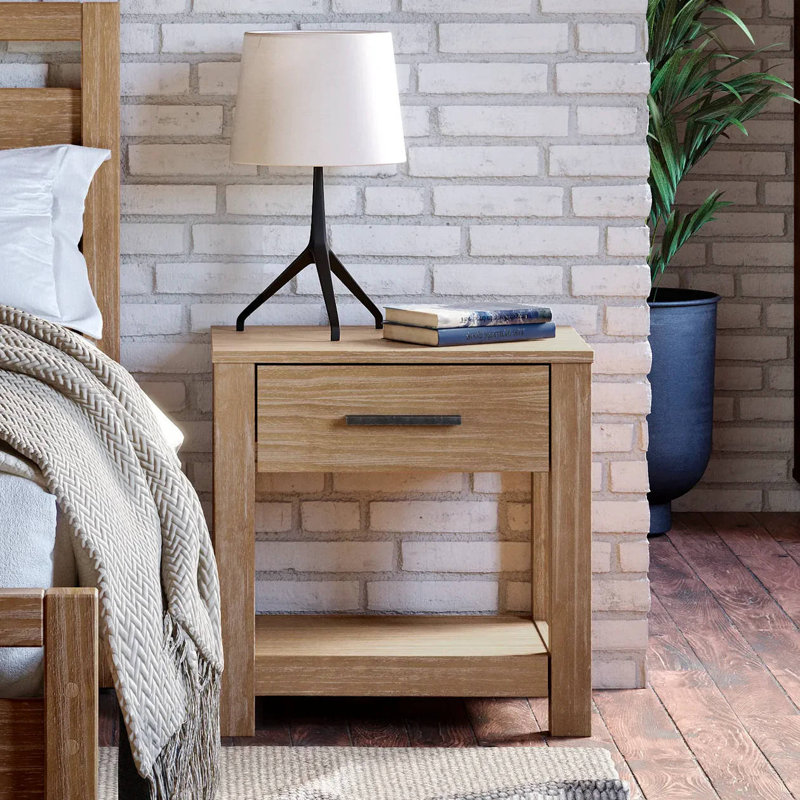 Loft Bedroom Set (5-Piece), Light Brown, King