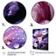 Dearran mauve majestueux iris noir I - impression-928449454-928449455