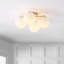 Plafonnier semi-encastré 18 po 4 lumières Illeana