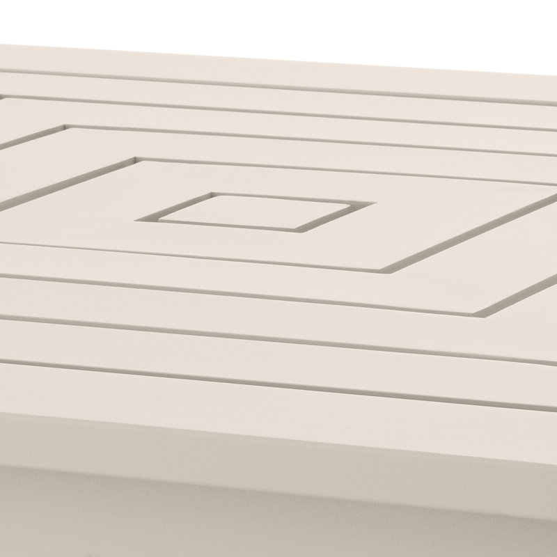 Vistamar Outdoor Coffee Table, Sand, 39.96" W x 39.96" L x 16.93" H