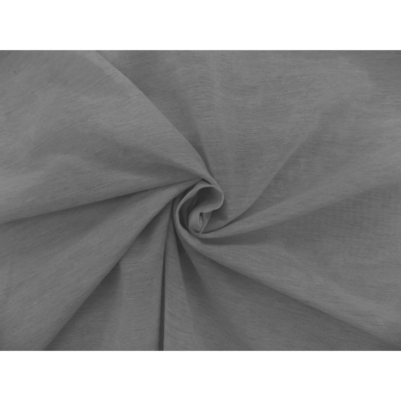 Peck Slot Top Semi Sheer Single Curtain, Grey