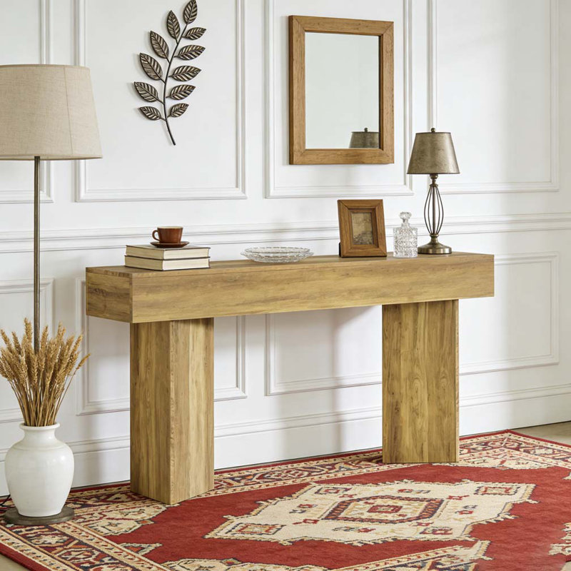 Rustic Side Table,Compact Console Table