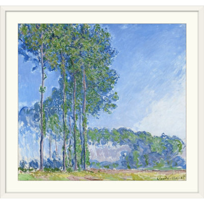 Peupliers, 1891 par Claude Monet - reproduction imprimée