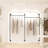 Adein 80.4'' Metal Wall Mounted Clothes Rack
