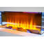 Sureflame Adam 112cm W White Electric Fireplace with 6824 BTU