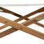 Ensemble de table de salle à manger à hauteur de comptoir en bois d'acacia
