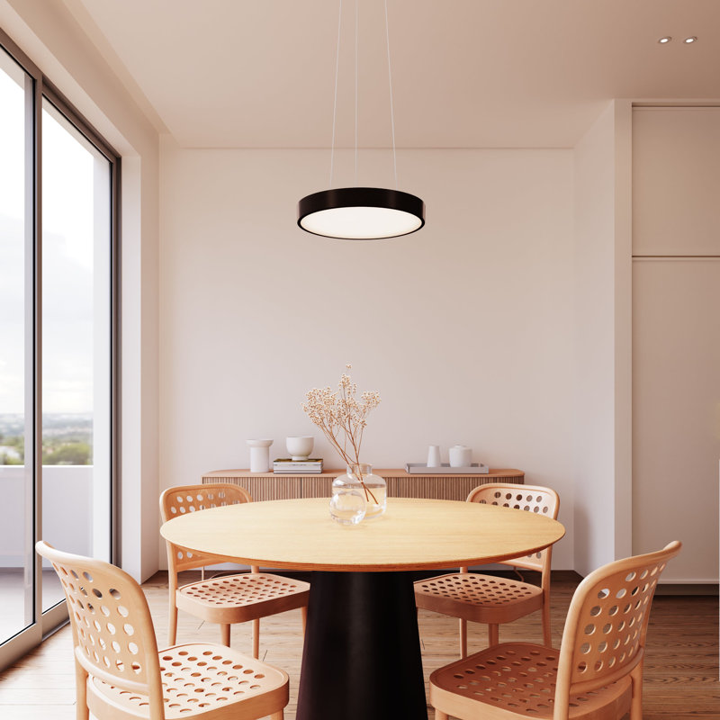 Servare 1 - Light LED Pendant, Black Bronze, 2" H x 16" W