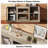 Rotonia Modern 58" TV Stand  for 65 inch TV, Fluted TV Console with Open Shelves and Storage Cabinets, Wooden Entertainment Center for Living Room and Bedroom-93910788