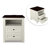 Farmhouse Charging Nightstand With 2 Drawers & USB Ports - Effortless Power And Storage-1731921347-1731115540