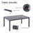 Outdoor Aluminum Extended Table-544986785