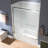 Double Sliding Tub Door 56-60"W x 60"H | 1/4"(6mm) Clear Tempered Glass, Safe & Explosion-Resistant-122721552