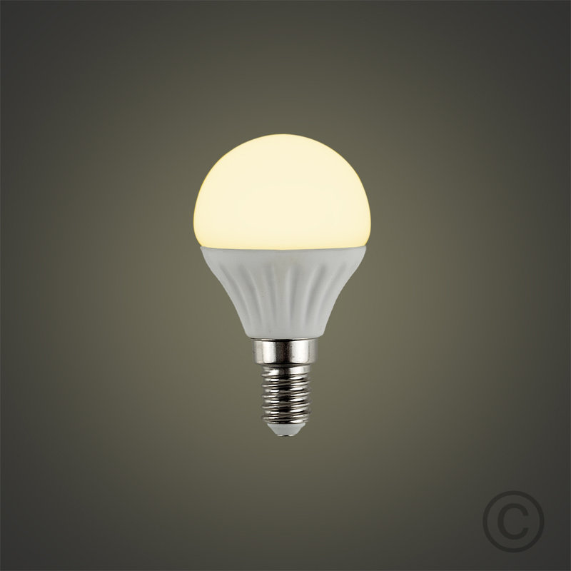 4W Frosted LED Light Bulb, 3000K