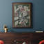 Blooms on Hunter Green II - Peinture sur toile encadrée-646737827