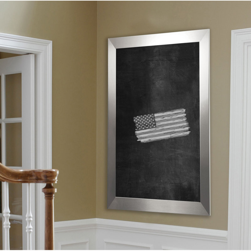 Tableau noir argenté, 18 po x 48 po