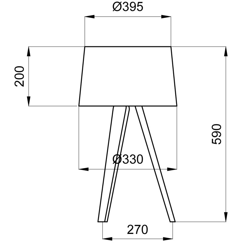 Essence Tripod Lamp