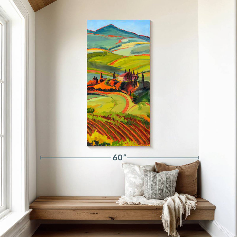 Ferme de campagne toscane, H 48 po x l 24 po