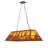 48" Long Tall Pines Oblong Pendant
