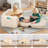 2 in 1 Kids Sofa with Sturdier Armrests, Kids Chair, Folding Toddler Couch & Recliner Seat-817787600