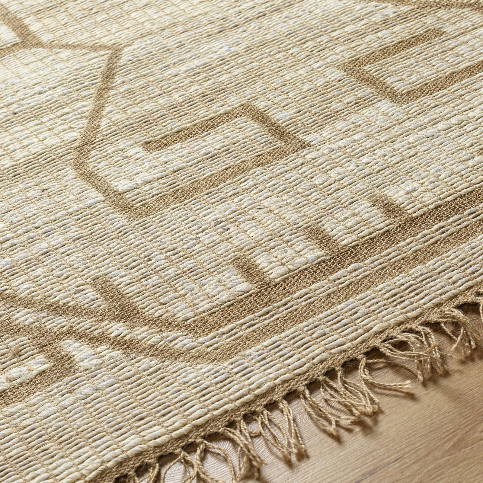 Enchant Handmade Jute / Sisal Brown Rug, Rectangle 5' x 7'6"