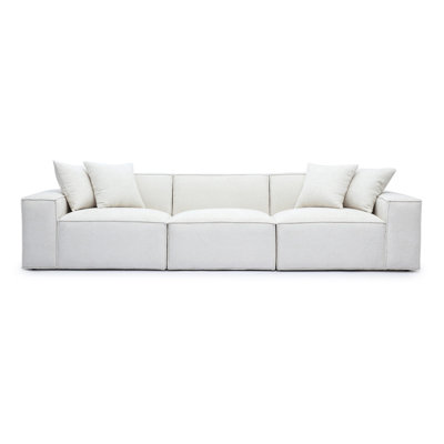 Cherylee Chenille Basketweave Modular Sofa