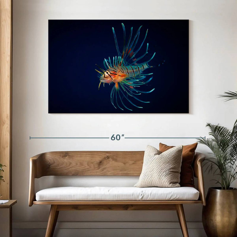 Brampt Colorful Lionfish, 32" H x 48" W