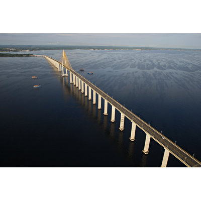 Rio Negro Bridge 1 Piece Wrapped Canvas Wall Art