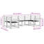 245cm Wide Patio Sectional Set