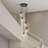 Concow 5 - Light Matte Black Cluster Pendant