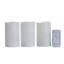 Wavy Top LED Unscented Wax Pillar LED Candles