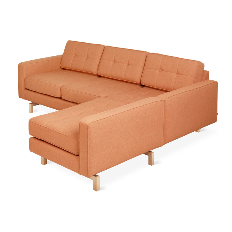 Canapé bi-modulaire Jane 2, Sedona Caledon, Bois de frêne naturel