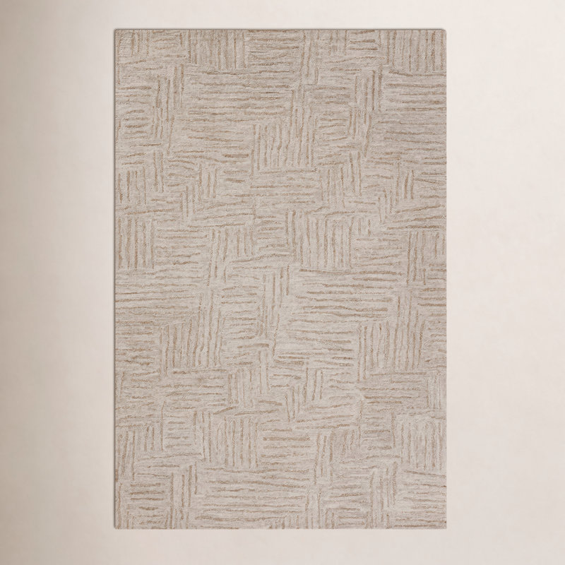 Tapis fumée / sable Chris Loves Julia x Loloi Polly, Rectangle 7 pi 9 po x 9 pi 9 po