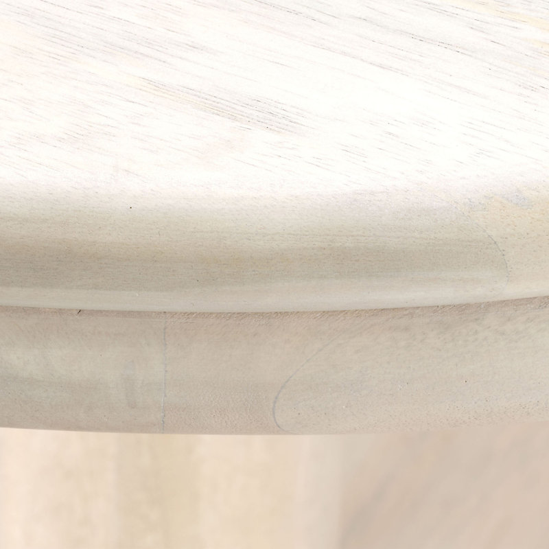 Bourbon Dining Table, Off-White