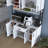 Modern Multi-Purpose Cabinet, White, 47.2 x 78.1 x 15.7 inches | 100% Melamine Coated E1 Quality Chipboard, Thickness: 0.7 inches | Stylish Storage Solution for Home & Office, Durable & Elegant Design
