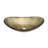 Artistic Tempered Glass Elegant Gold-Foil Glass Vessel Sink With Chrome Pop-Up Drain