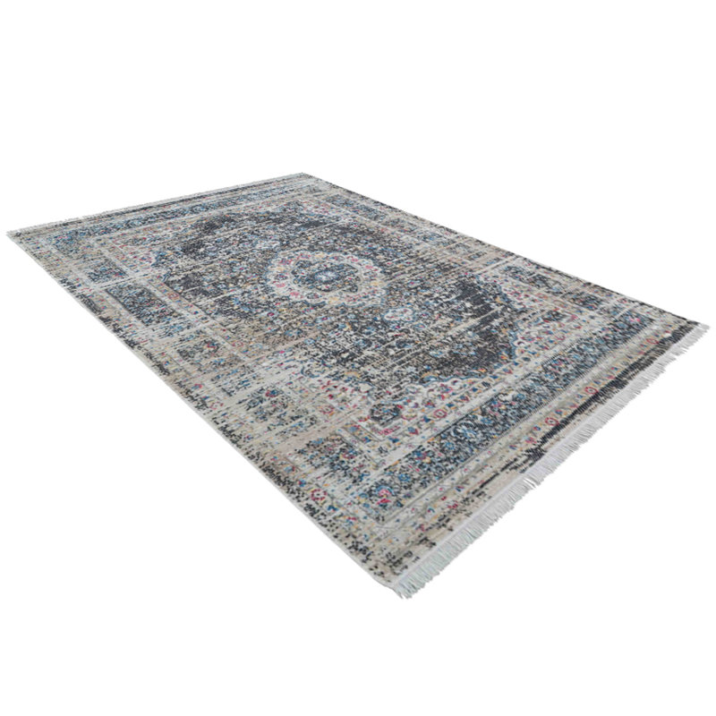 Beier Area Rug Washable Rug Multicolor Vintage Indoor Non Distressed Non Slip Carpet Bedroom Living Room - MACHINE MADE POLYESTER AREA RUGS
